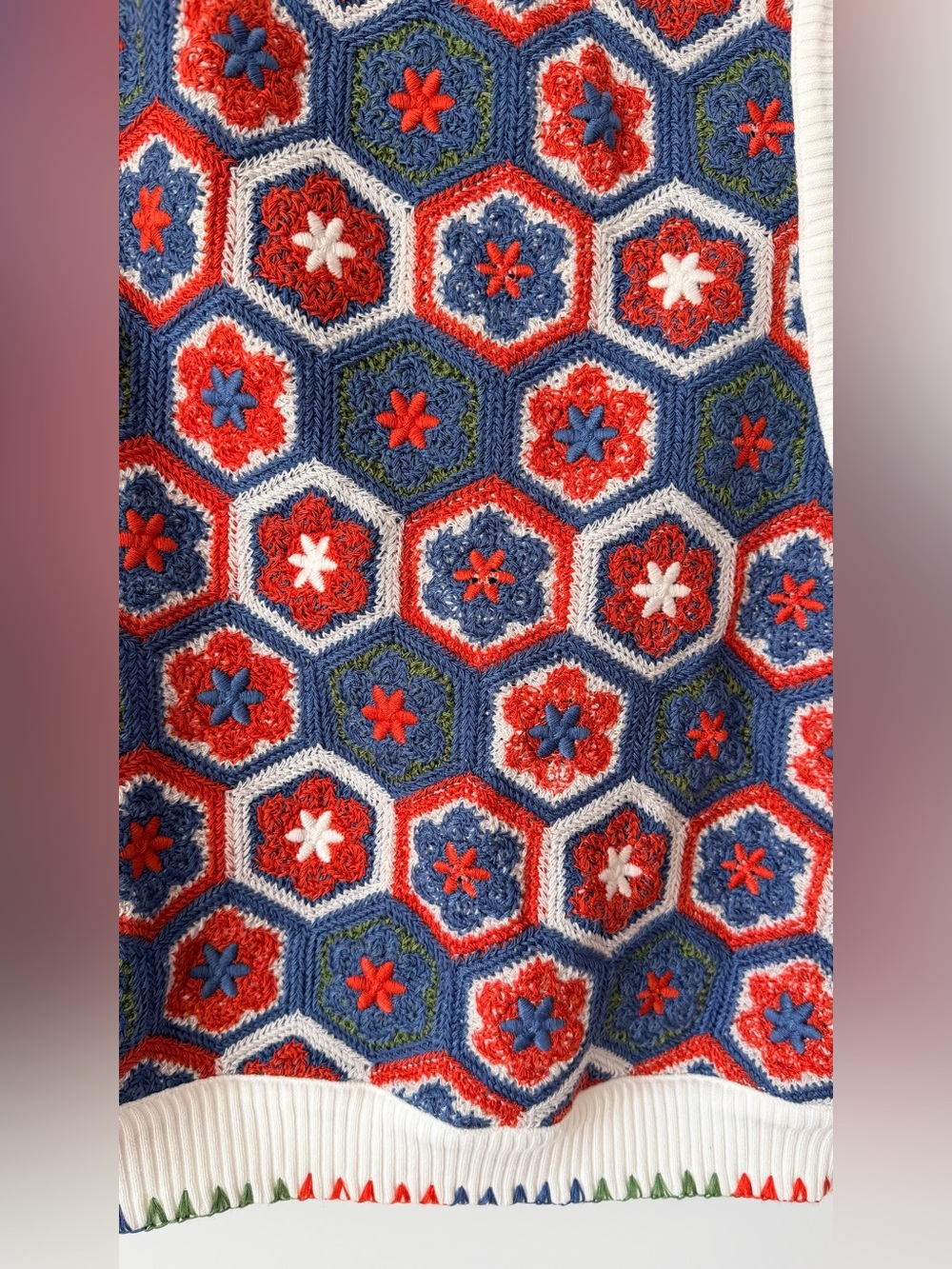 FARM RIO CROCHET VEST - Picture 10 of 11